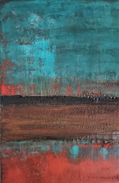 Siccità: Pittura astratta contemporanea a tecnica mista