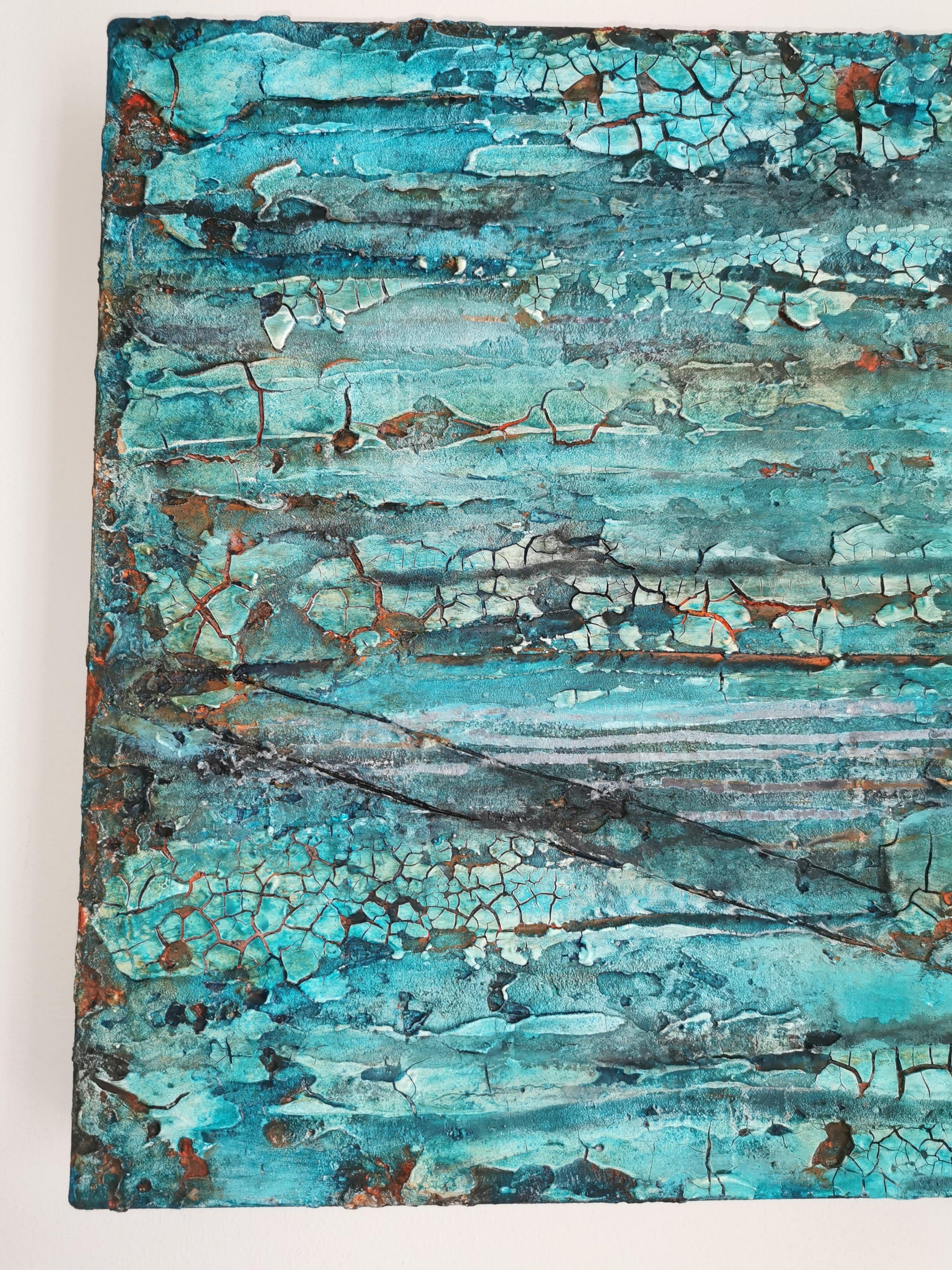 Feeling That Way: Contemporary Mixed Media Abstract Painting For Sale 1