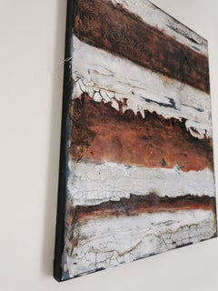 Hidden Depths: Contemporary Mixed Media Abstract Painting