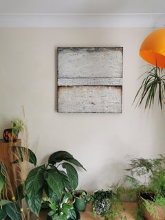 In This Moment, A Memory: Contemporary Mixed Media Abstract Painting