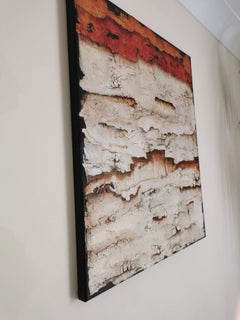 Scar Face: Contemporary Mixed Media Abstract Painting