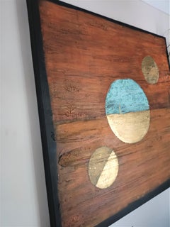 Sun Spots: Contemporary Mixed Media Abstract Painting