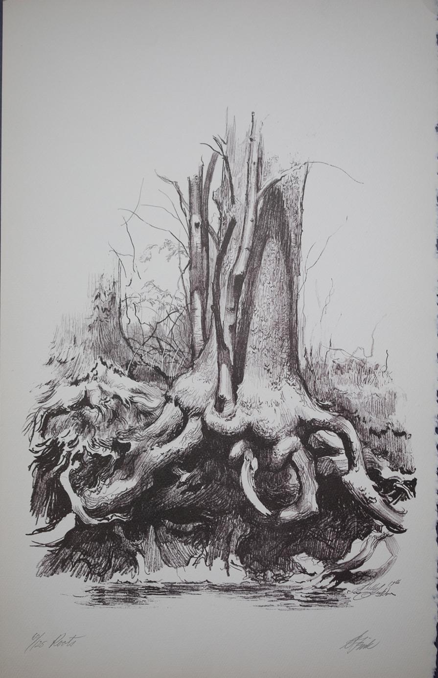 Shelly Fink Portrait Print - Roots