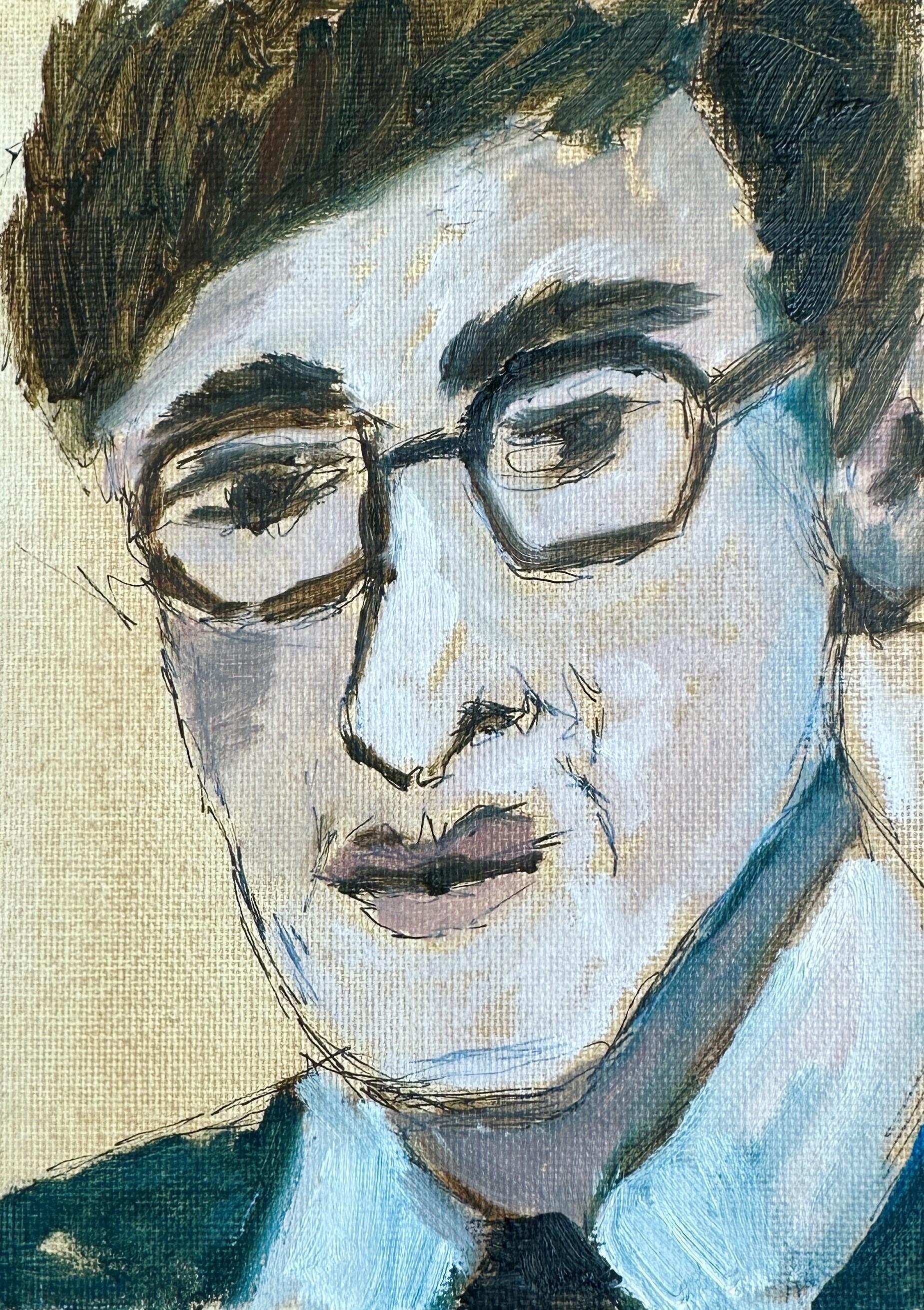 Oscar by Shelly Madruga, Contemporary Artwork Portrait