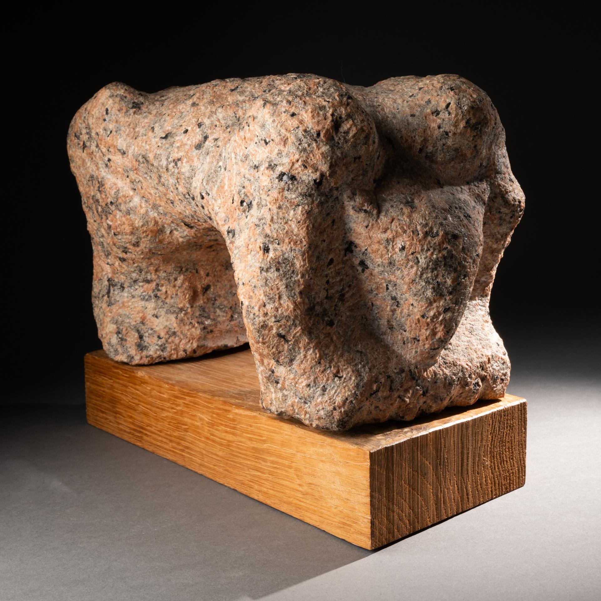 French Shelomo Selinger (1928):  Anthopomorphic striaght carved sculpture For Sale