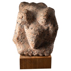 Shelomo Selinger (1928):  Scultura antopomorfa scolpita a destra
