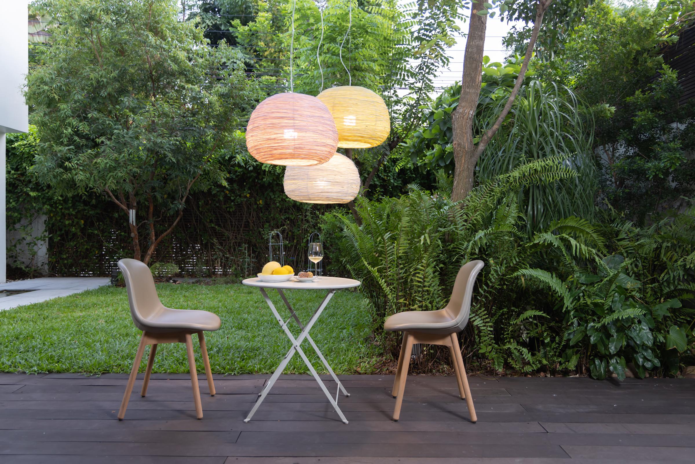 Shelter pendant by Ango, Hand-Woven Semi-Outdoor Pendant Light  In New Condition For Sale In Bangkok, TH