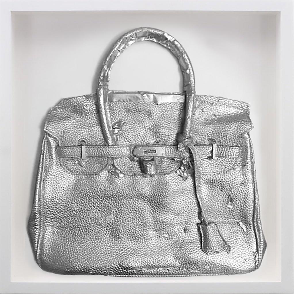 Selbstgemachte Hermes Birkin Bag, Silber, Ausgabe von 15, von Shelter Serra