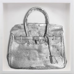 Handgefertigte Hermès Birkin-Tasche, Silber, Auflage von 15 Stück, von Shelter Serra