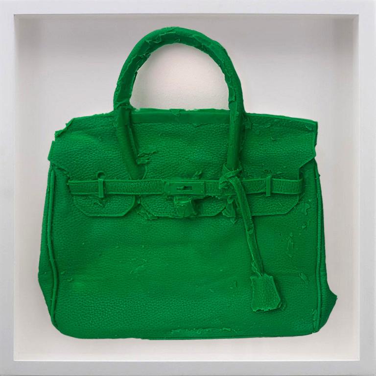 Homemade Hermes Birkin Bag ( Kelly Green ) 2015 by Shelter Serra