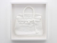 Homemade Hermes Birkin Bag (White), 2015, by Shelter Serra