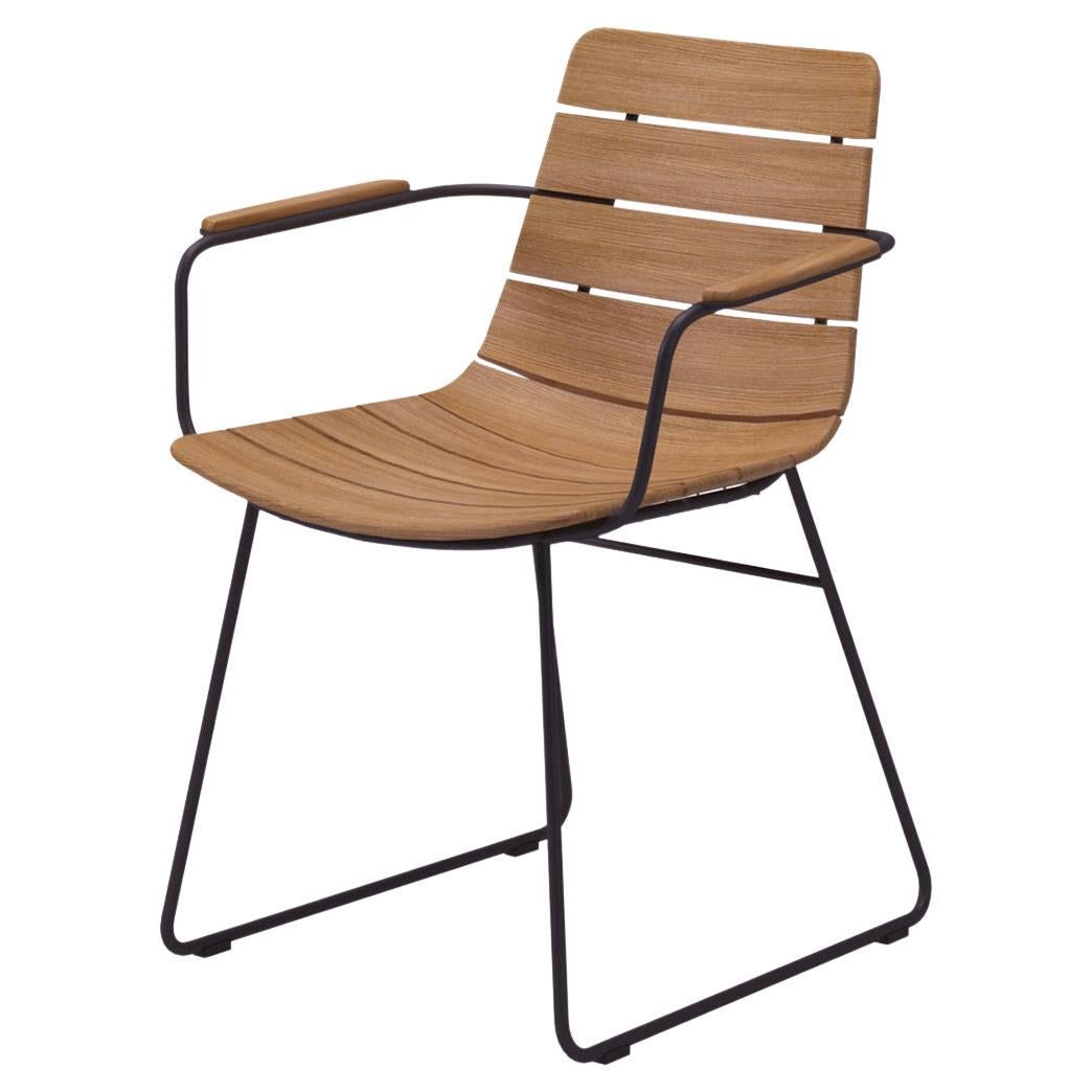 Shelton Outdoor Teak Dining Chair For Sale