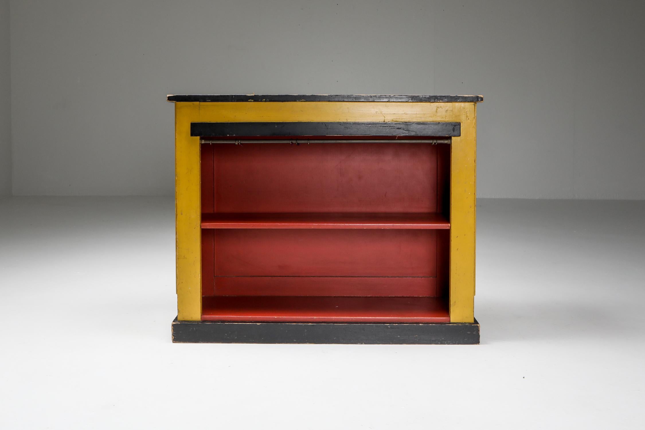 Early 20th Century Shelve Cabinet by Dutch Modernist H.Wouda, 1924