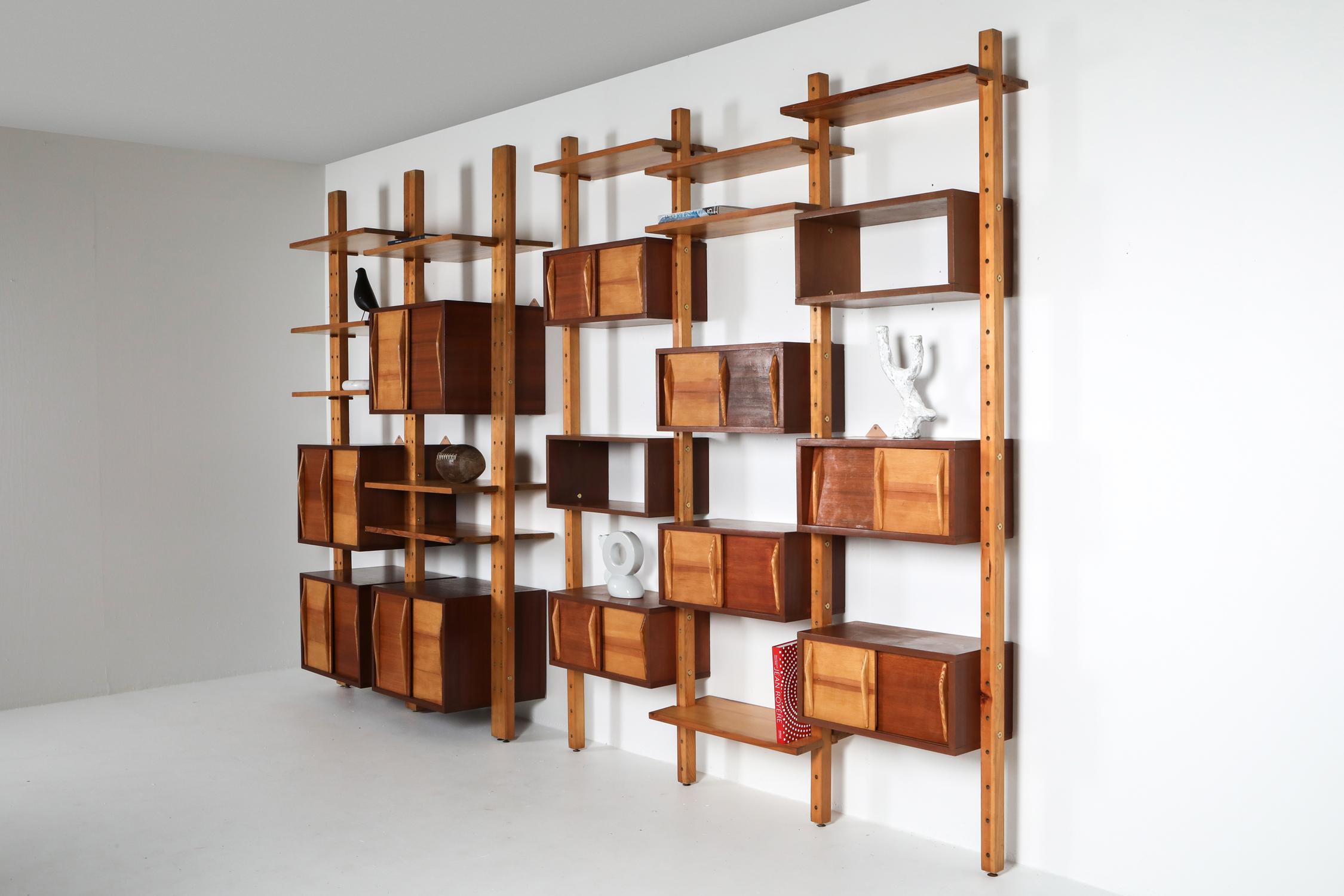 Shelve System France 1970s Inspired by Perriand, Le Corbusier 5