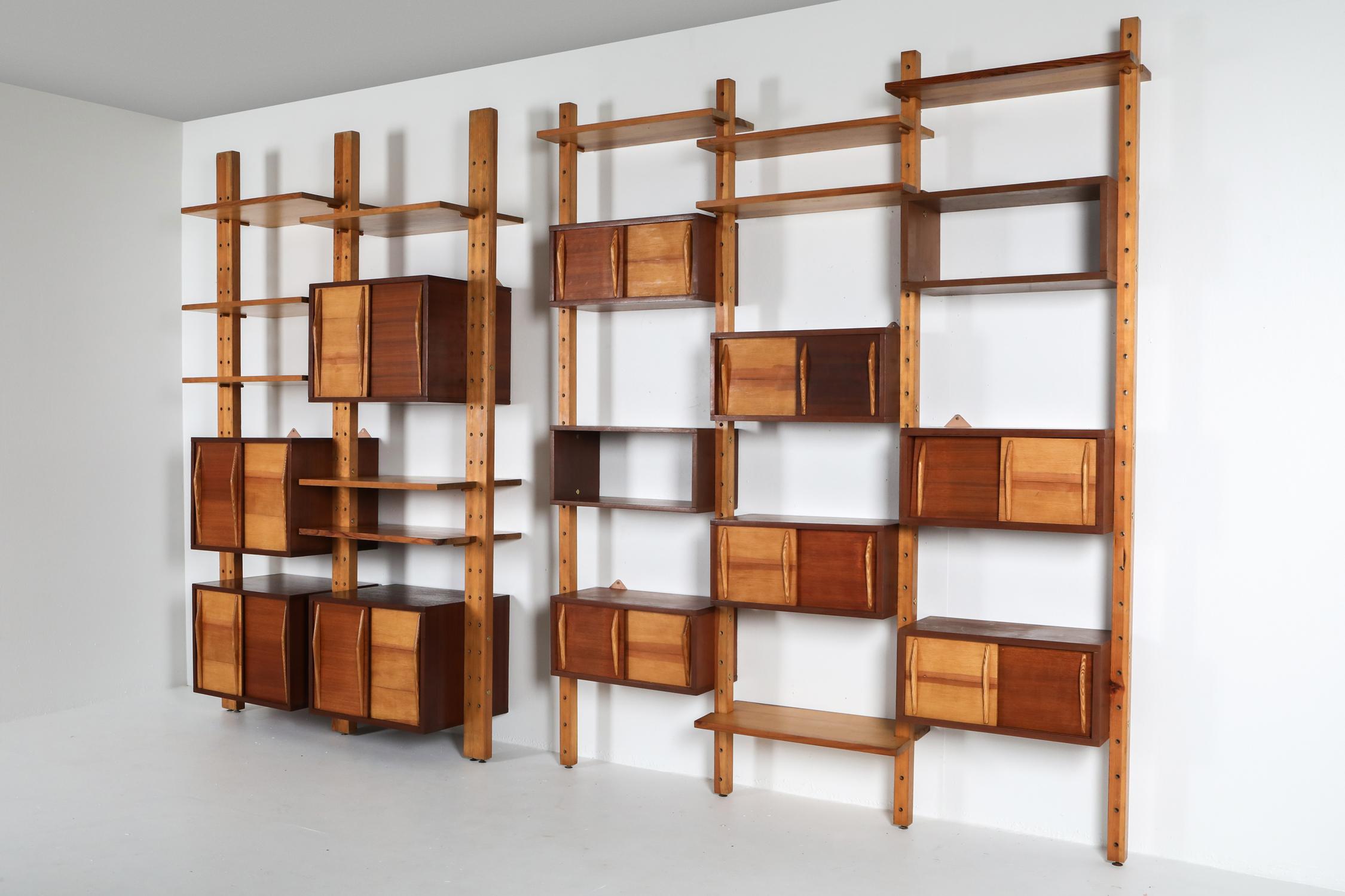 Shelve System France 1970s Inspired by Perriand, Le Corbusier 7