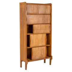 Shelves Bookcase in Blond Oak, 1950's