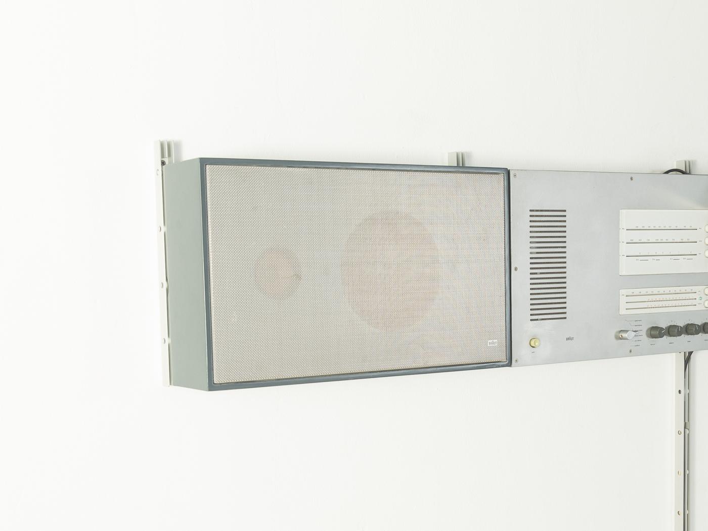 Sistema de audio para estanterías Dieter Rams, Braun mediados del siglo XX en venta