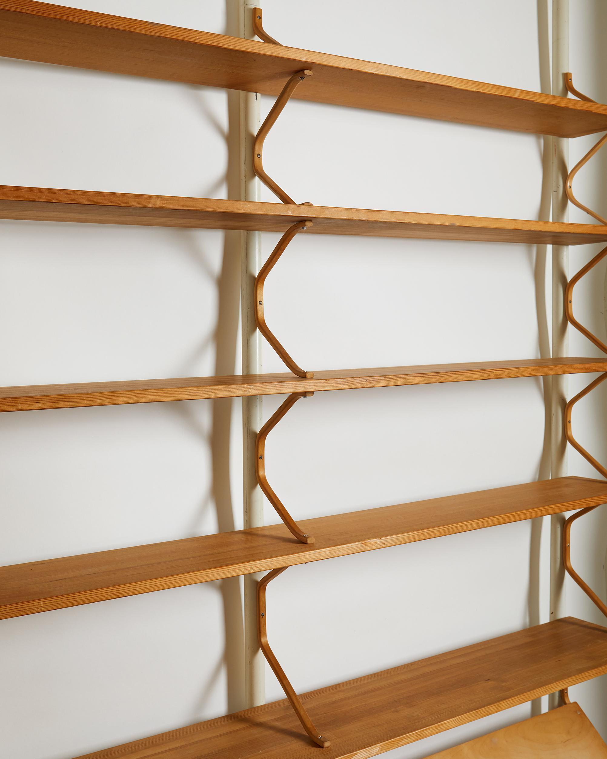 Swedish Shelving System #42 by Bruno Mathsson for Karl Mathsson, Sweden, 1951