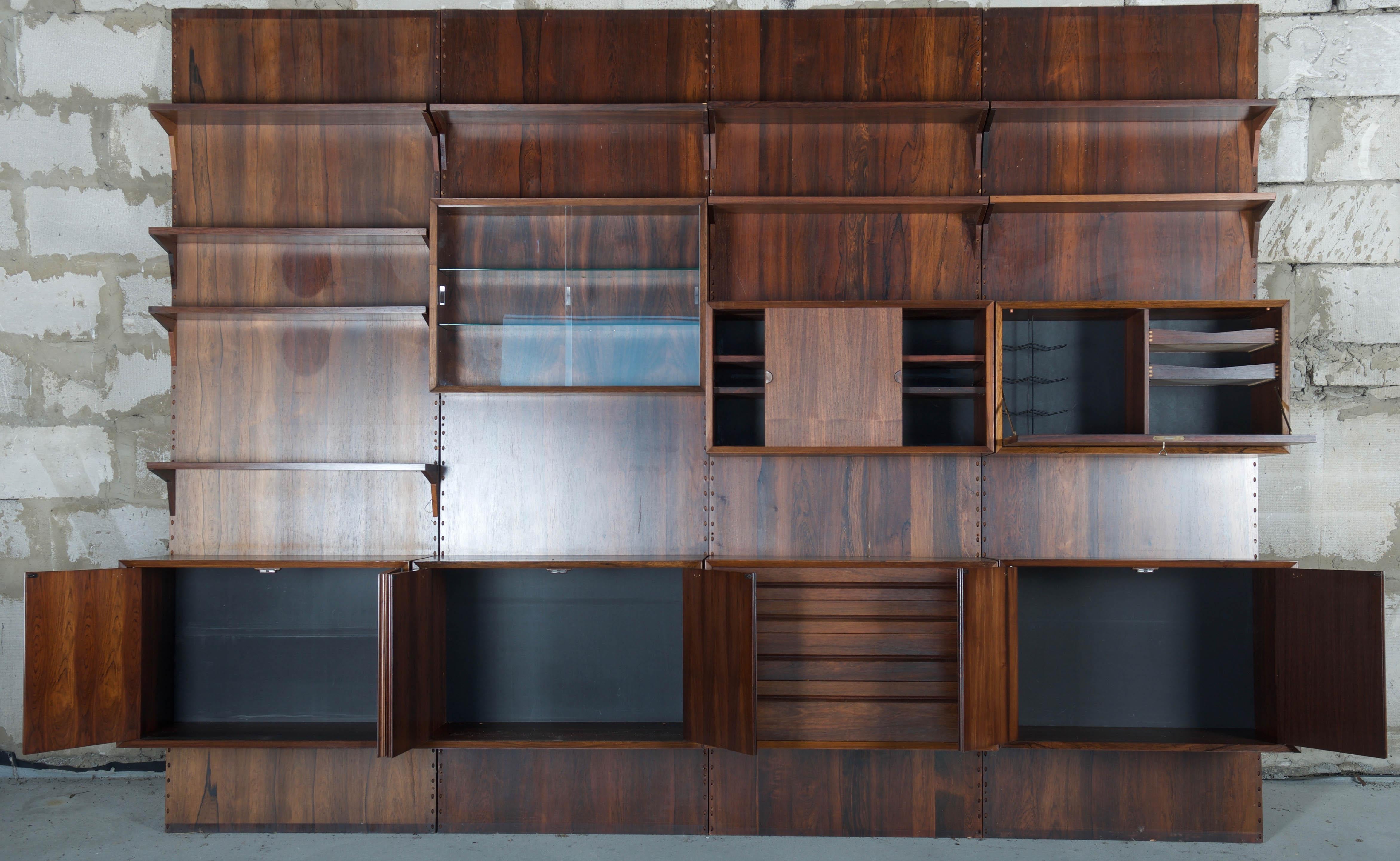 Shelving System Wall Unit by Poul Cadovius 5