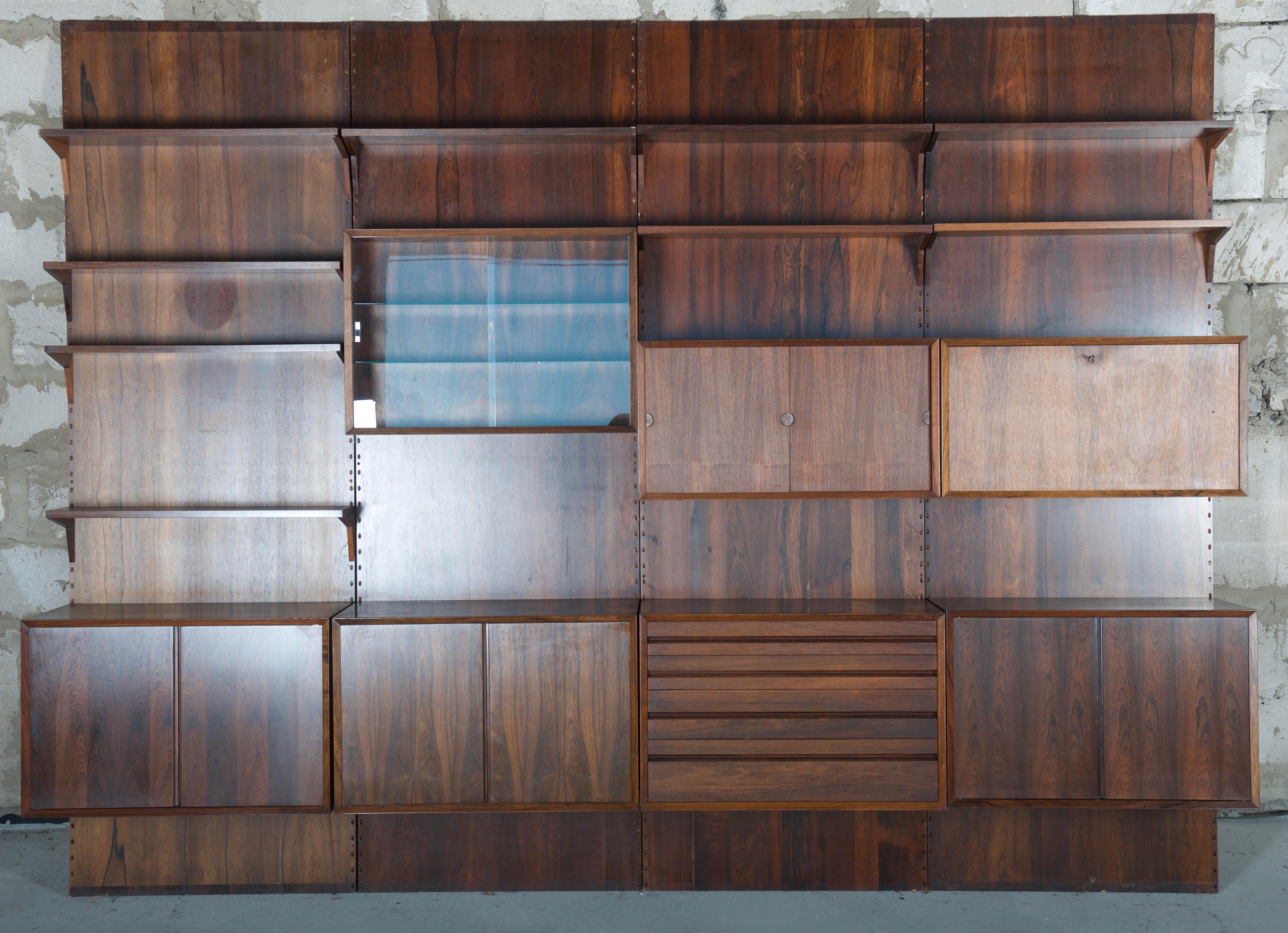 Shelving System Wall Unit by Poul Cadovius 6