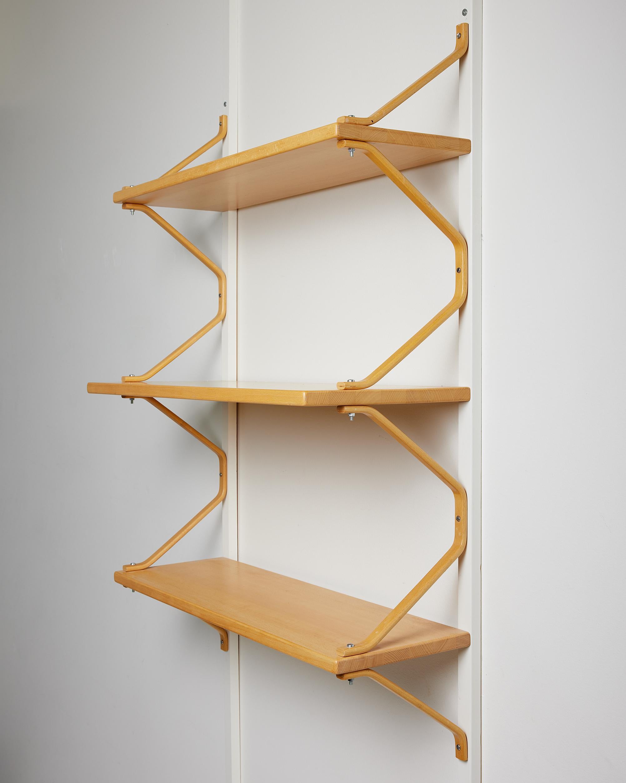 20th Century Shelving Systems Designed by Bruno Mathsson for Mathsson International For Sale