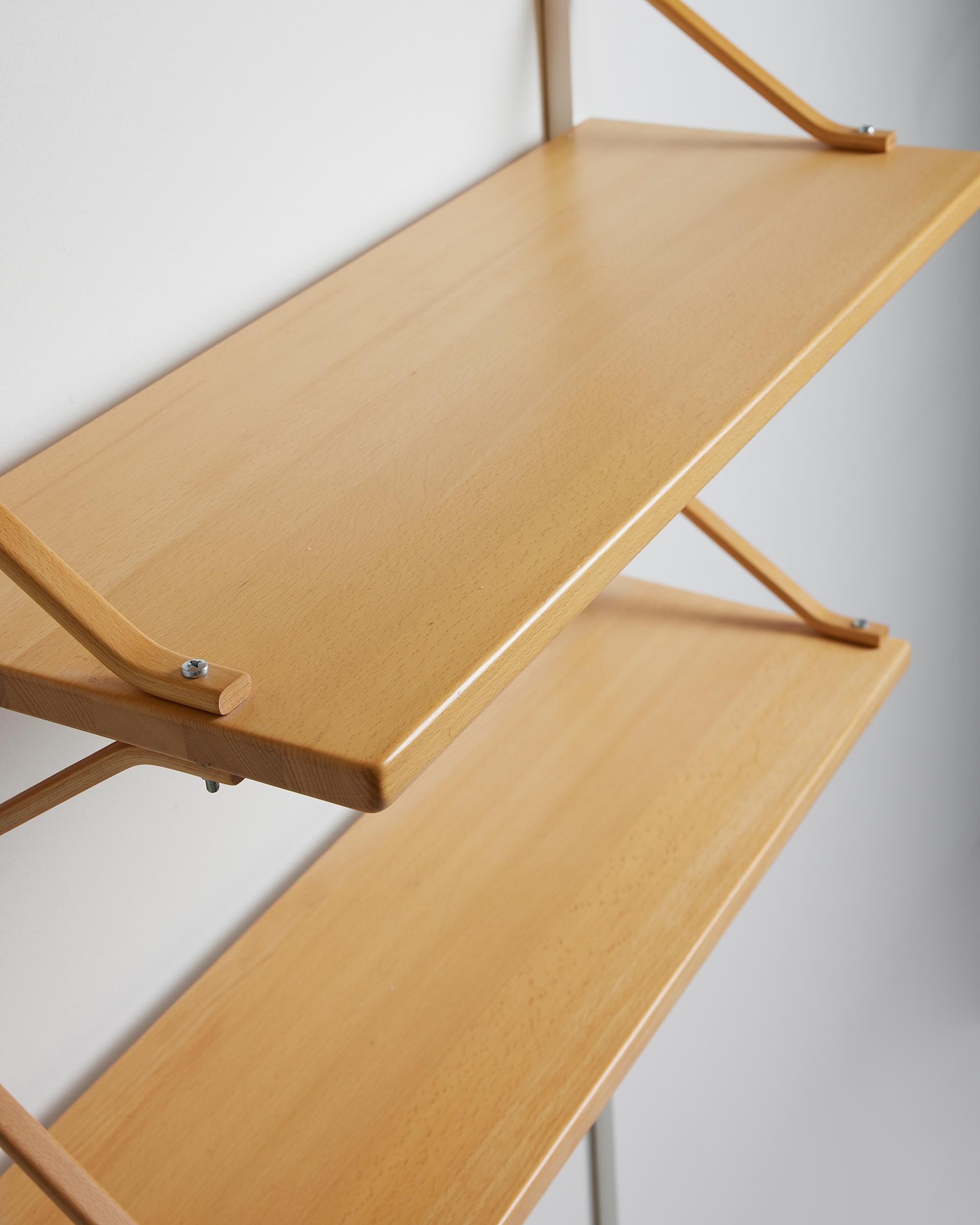 Wood Shelving Systems Designed by Bruno Mathsson for Mathsson International For Sale