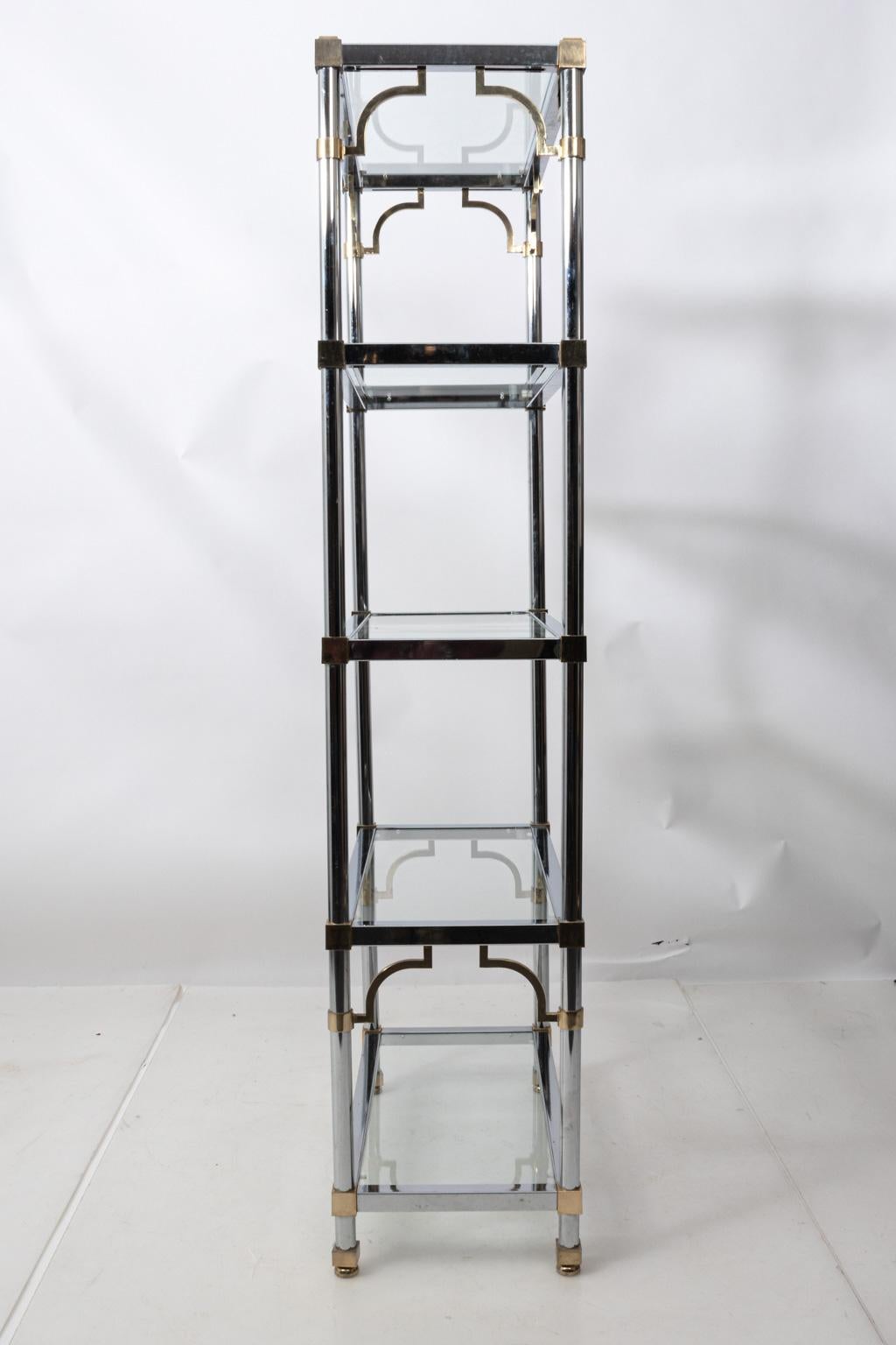 Mid-Century Modern Shelving Unit by Maison Jansen