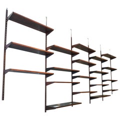 Shelving Unit Designed by Kai Kristiansen for FM Møbler, 1960s