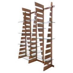 Shelving Unit, Italian Manufactory, Mid-20th Century