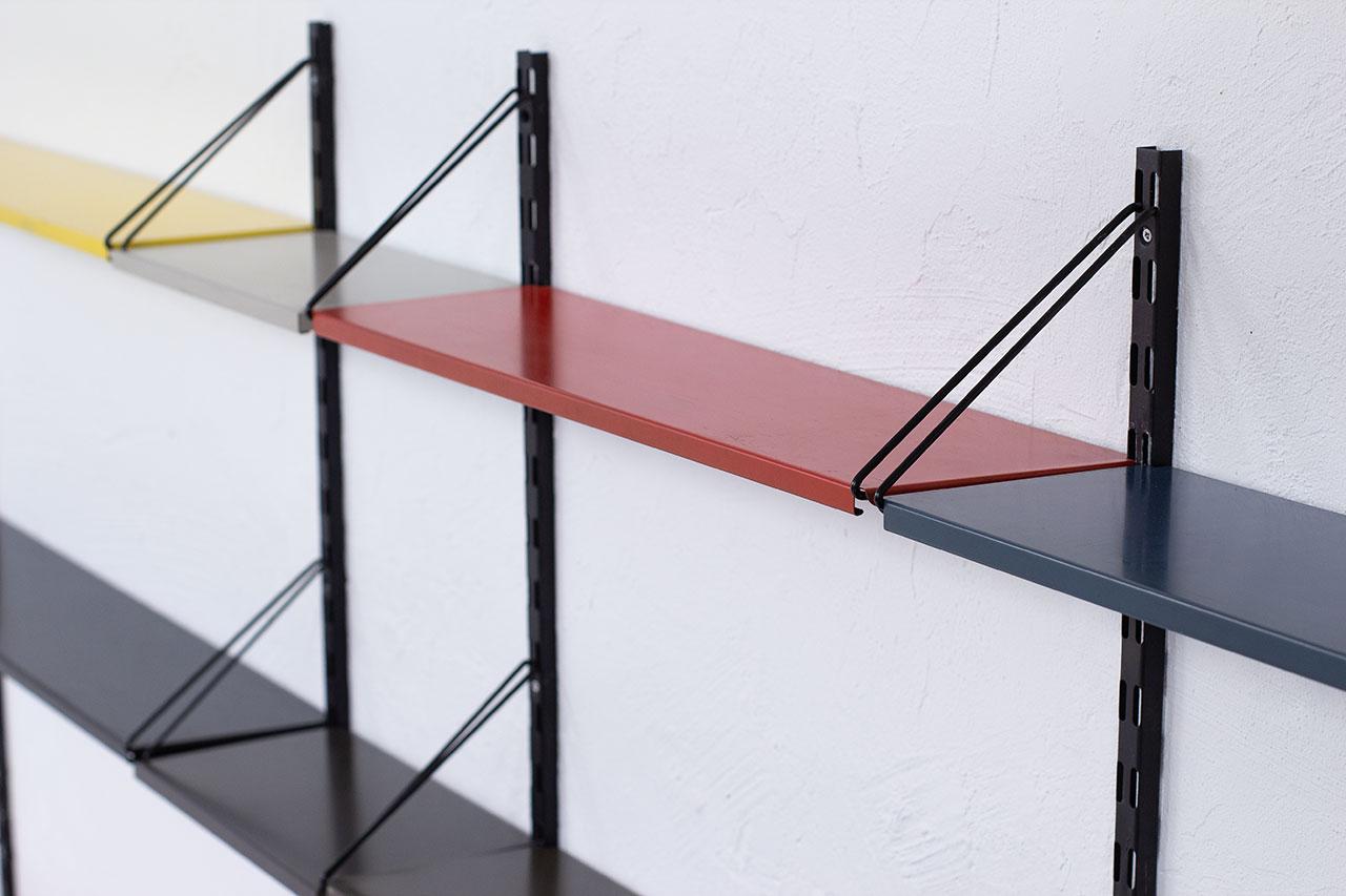 Shelving Wall Unit System by Pilastro, Holland, 1960s 6