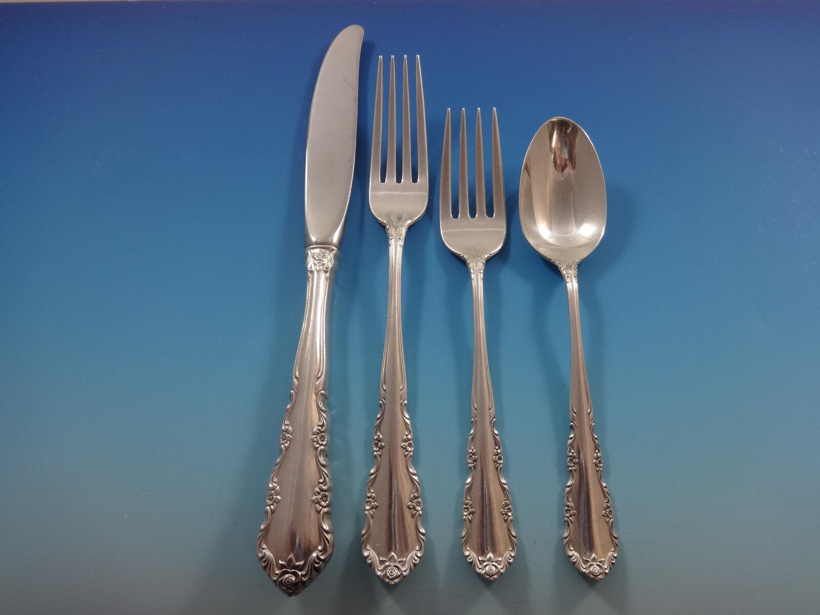 Shenandoah by Wallace Sterling Silver Flatware Set For 12 Service 60 Pieces In Excellent Condition For Sale In Big Bend, WI