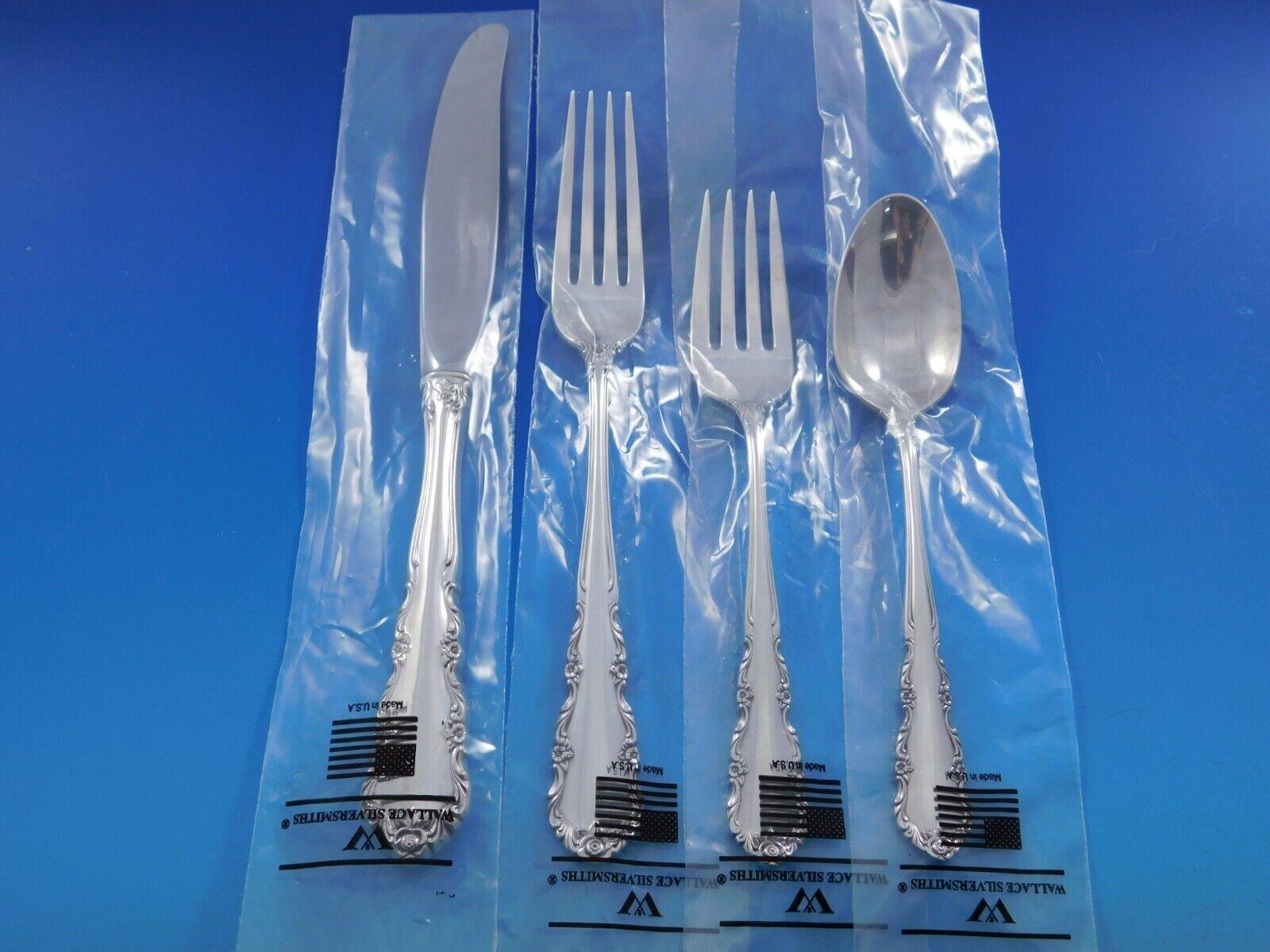 Shenandoah by Wallace Set di posate in argento sterling per 6 persone Servizio 35 pezzi Inutilizzato In condizioni ottime in vendita a Big Bend, WI