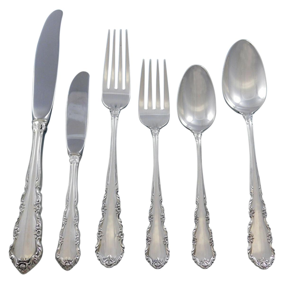 Shenandoah by Wallace Sterling Silver Flatware Set for 8 Service 51 Pieces