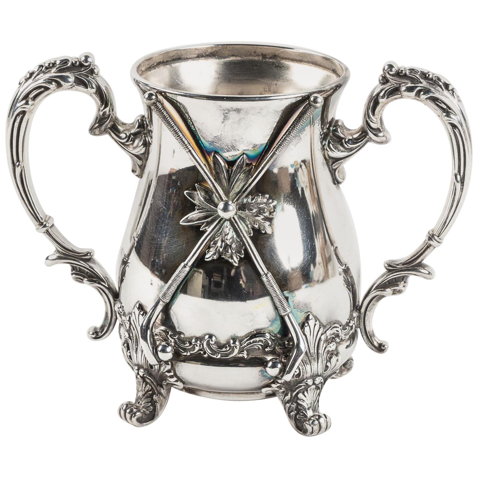 Trophée Football Ancien Olympiacos Le Pirée – Argent Massif 925, Coupe 1931