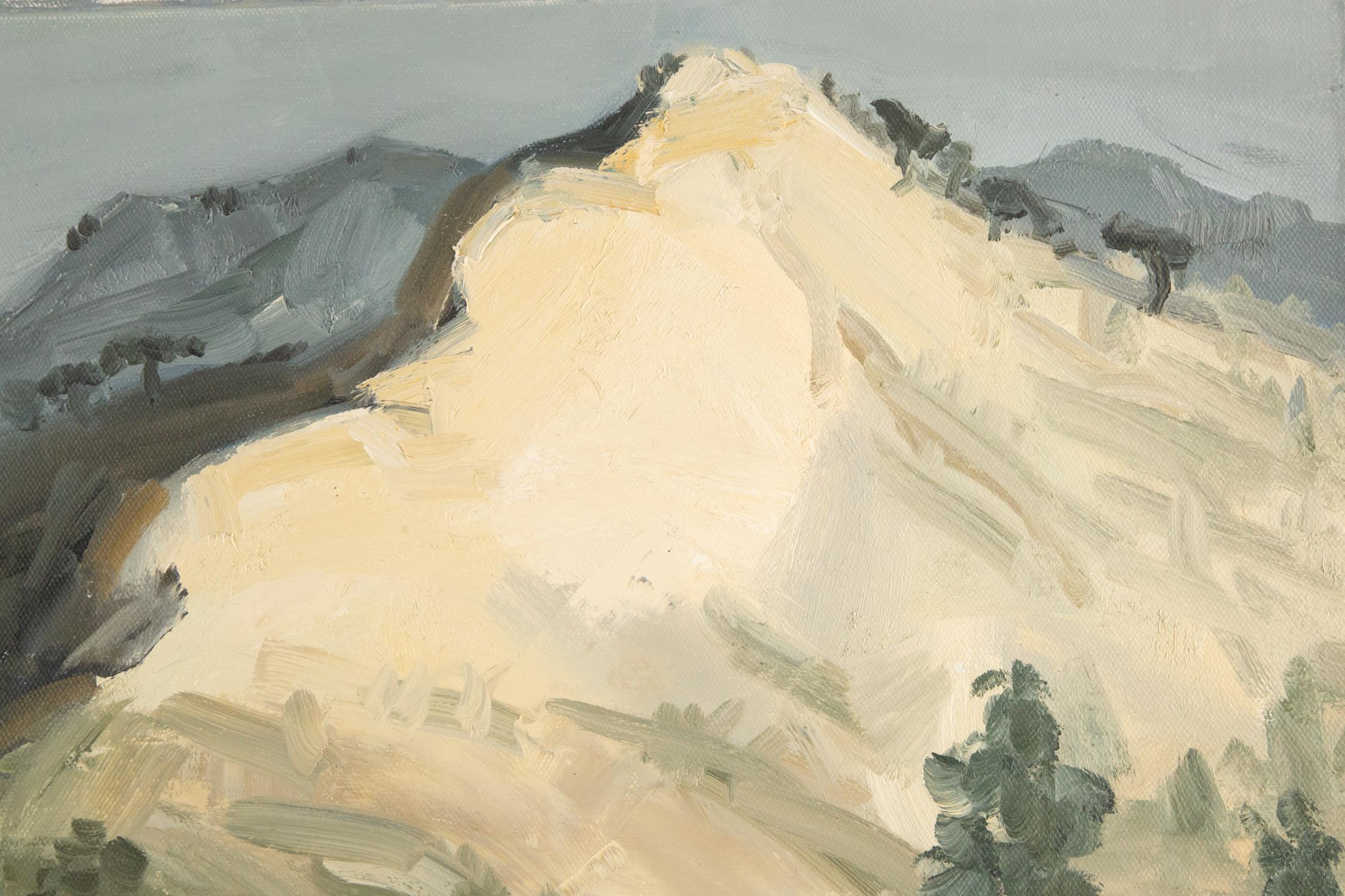 Sheng Hui Landschaft Original Öl auf Leinwand 