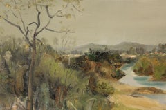 Sheng Hui Waterscape Original Oil On Canvas "Waterside"