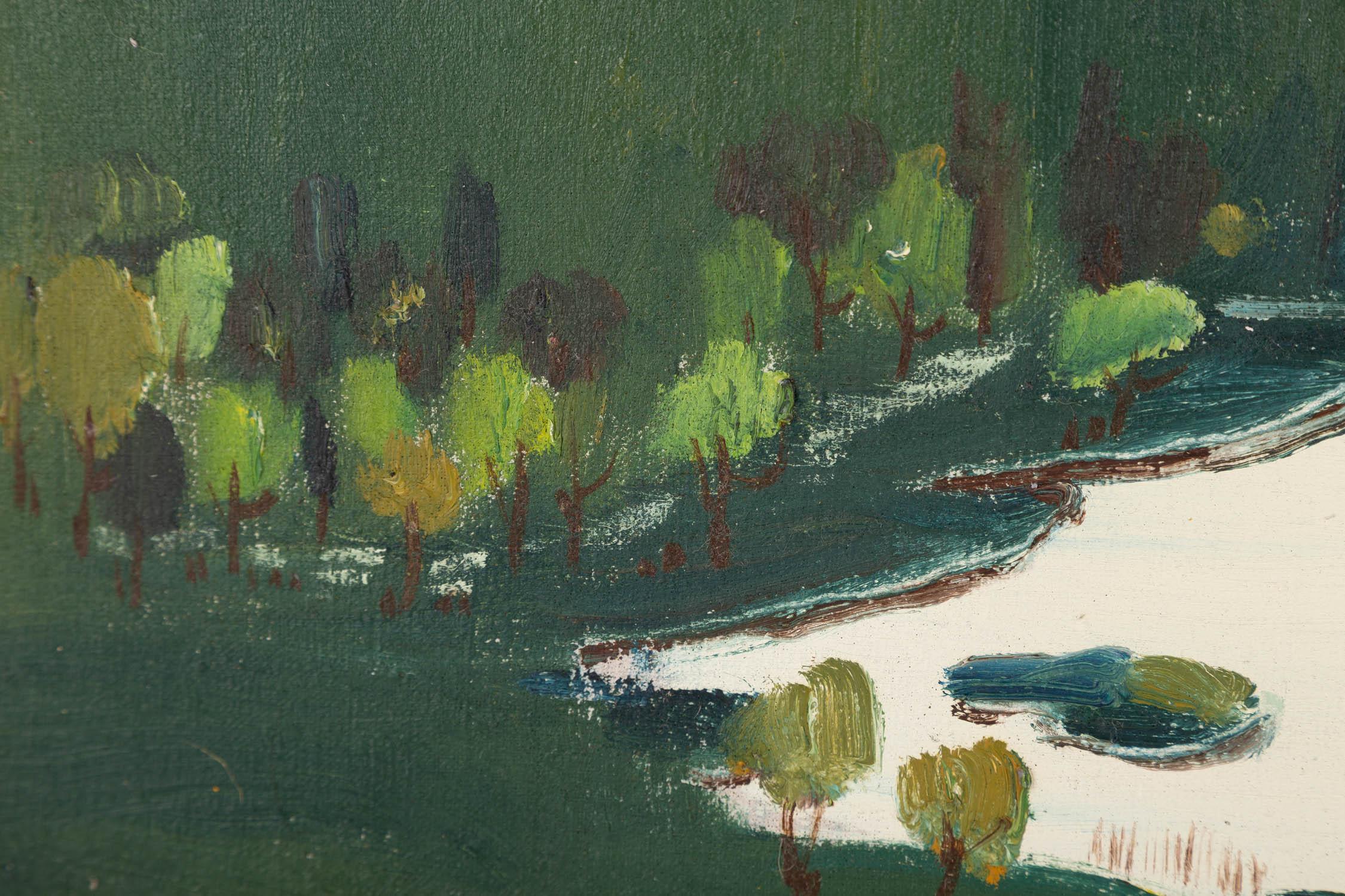Shenglu Wang Impressionist Original Ölgemälde 