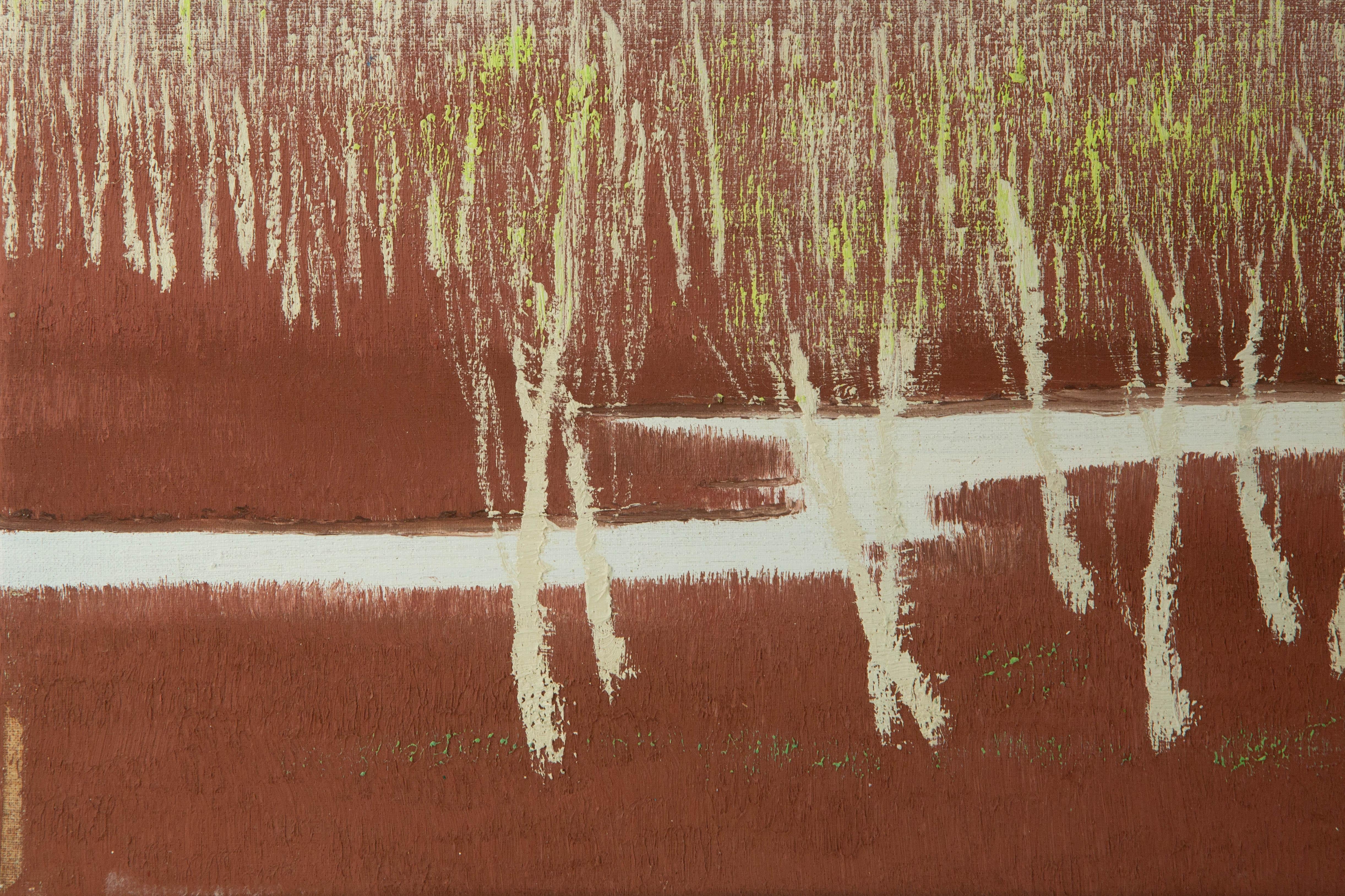 Shenglu Wang Landscape Original Oil On Canvas 