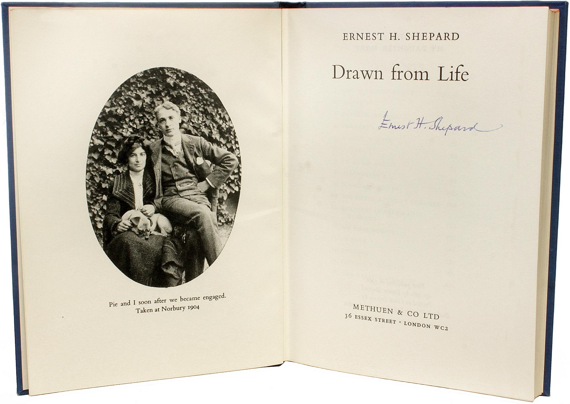 AUTEUR : SHEPARD, Ernest H. 

TITRE : Dessiné d'après nature.

ÉDITEUR : Londres : Methuen & Co. Ltd, 1961.

DESCRIPTION : PREMIÈRE ÉDITION SIGNÉE. 1 volume, 8-1/2