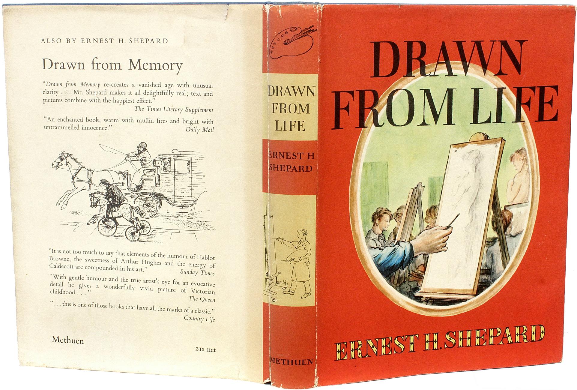 Milieu du XXe siècle SHEPARD, Ernest H. Drawn from Life, 1961. Première ÉDITION - SIGNÉE ! en vente