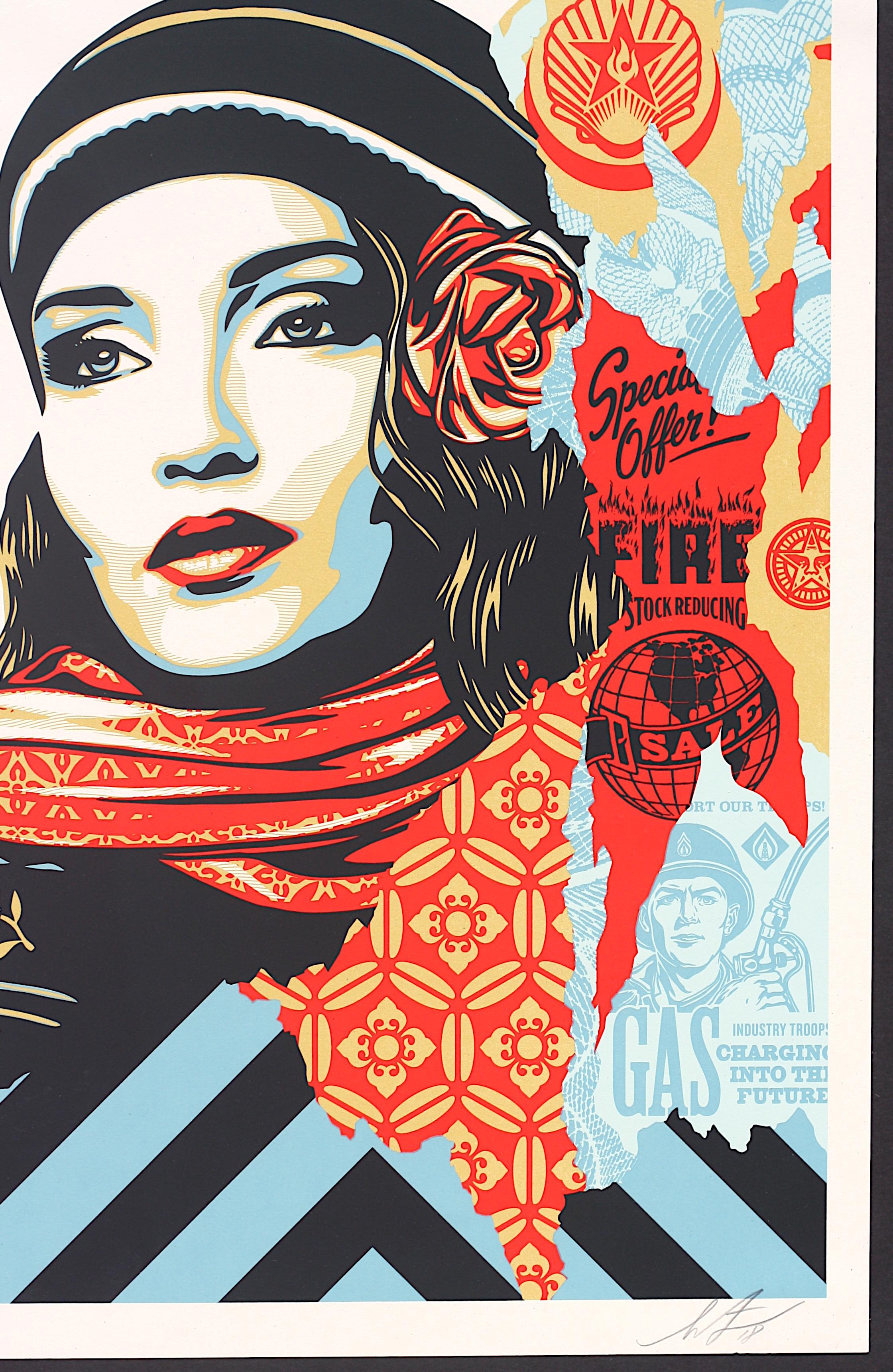 Shepard Fairey, (Amerikaner, geb. 1970) im Zustand „Gut“ im Angebot in West Palm Beach, FL