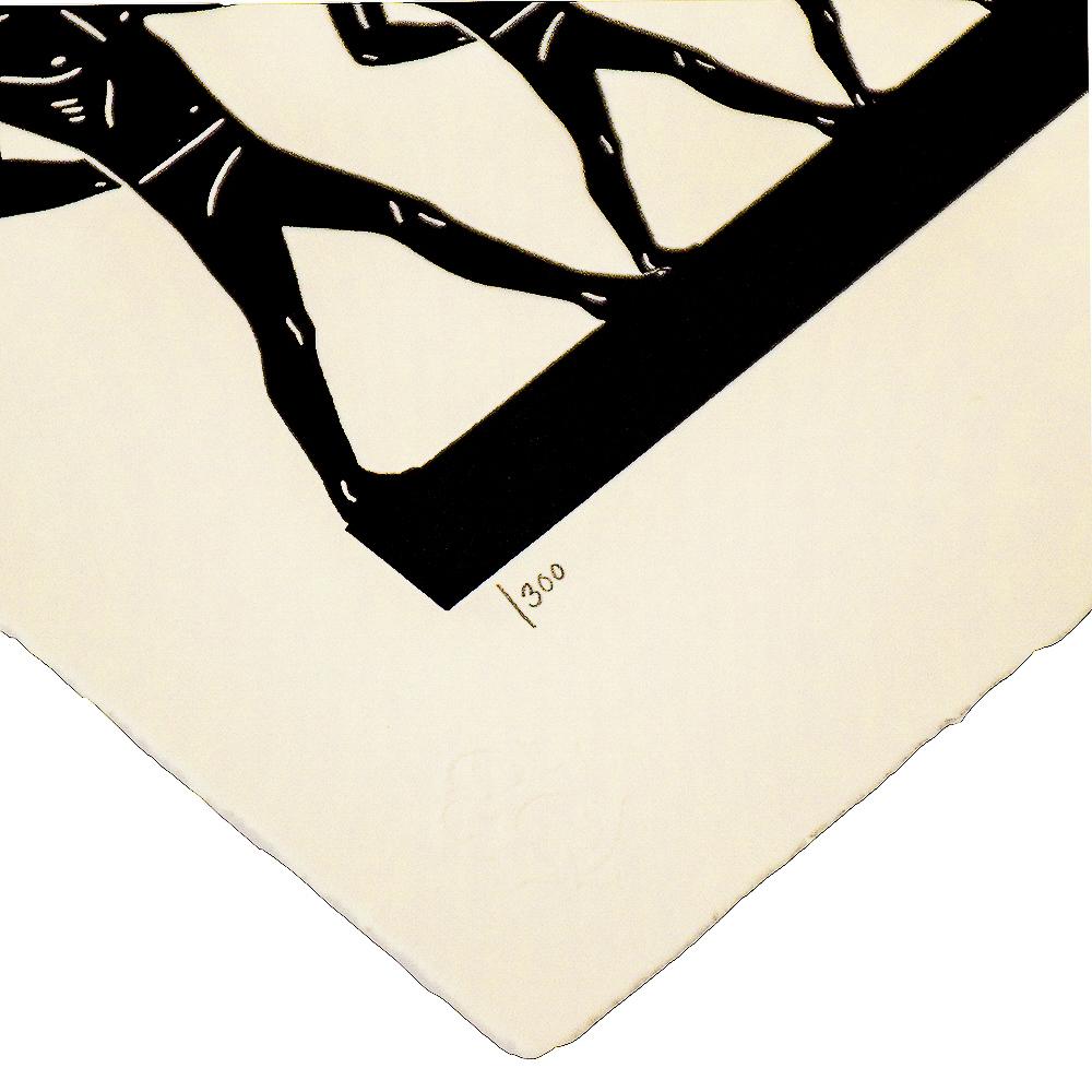 Scales of Injustice - Contemporary Print by SHEPARD FAIREY AND CLEON PETERSON