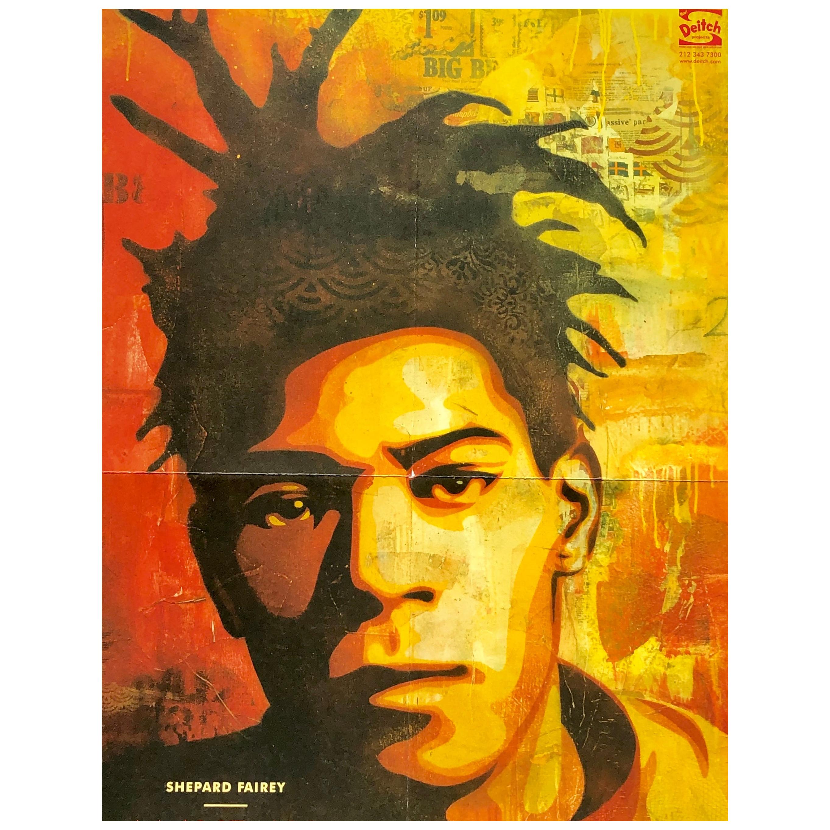 Shepard Fairey Basquiat Poster