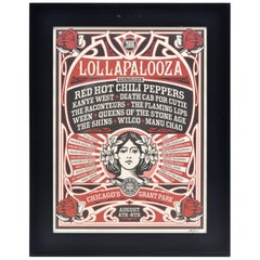 Shepard Fairey Lollapalooza 2006 Framed Print