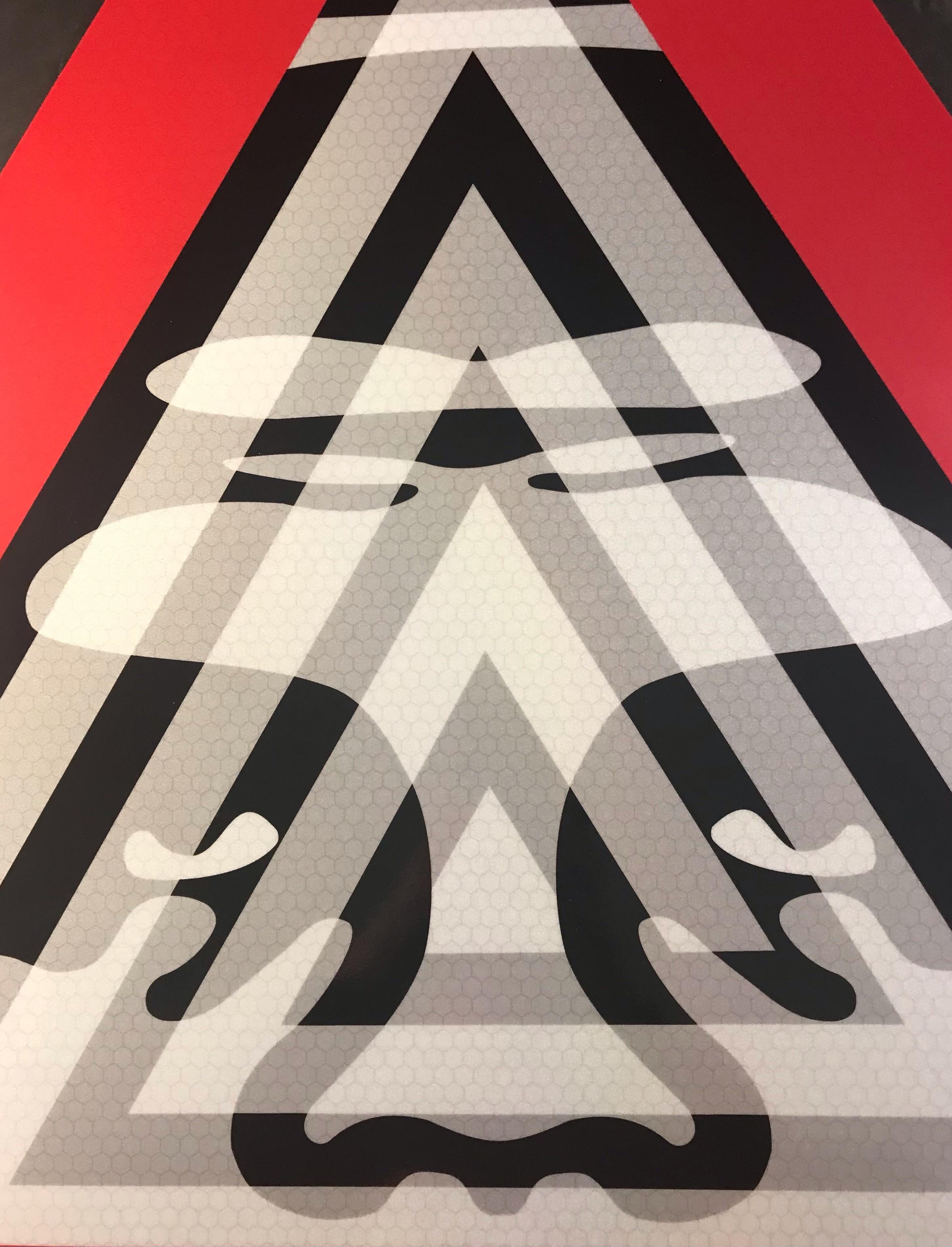 Shepard Fairey “Unyielding” Aluminum Signed Beyond The Streets Obey Giant Urban For Sale 2
