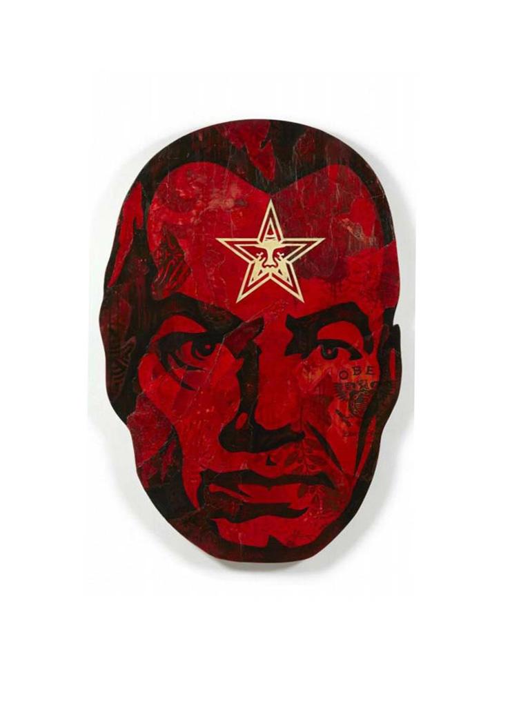 Shepard Fairey Big Brother (red) at 1stDibs shepard fairey big