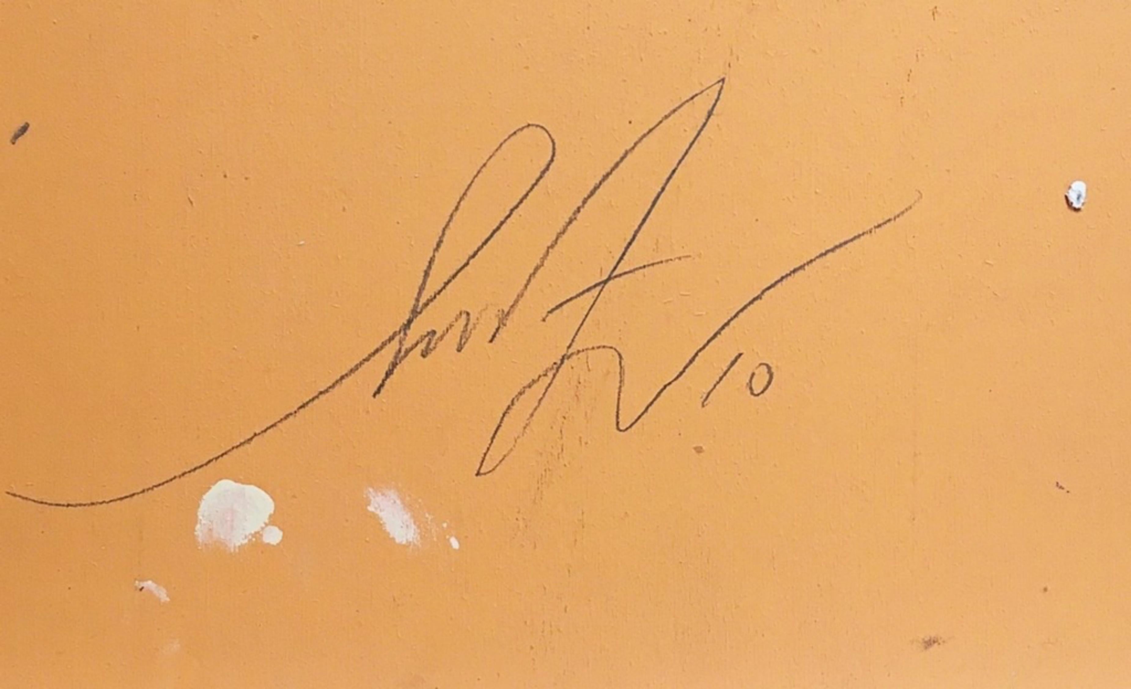 Shepard Fairey
Jasper Johns Rouge, 2010
Sérigraphie et collage mixte sur bois. Signé deux fois - au recto et au verso
23 3/4 × 17 1/2 pouces
Cadre inclus
Edition HPM 2/2
Ce magnifique multiple peint à la main sur panneau de bois est accompagné d'un