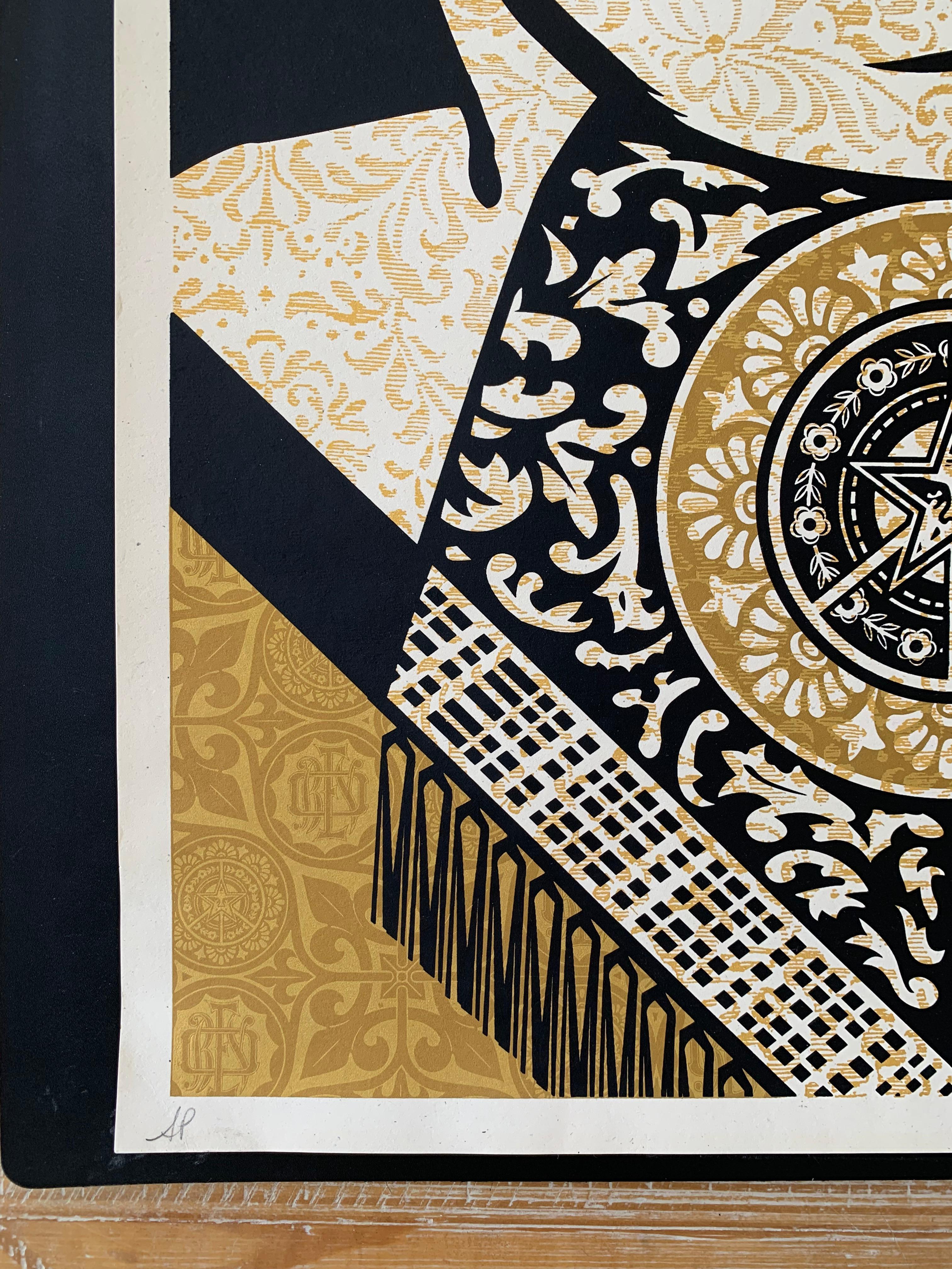 Arab Woman Gold (2007), serigrafia, edizione limitata di 300 esemplari in vendita 2