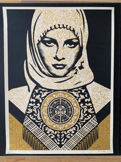 Arab Woman Gold (2007), serigrafia, edizione limitata di 300 esemplari