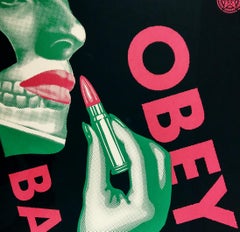 Bad Reputation, Black - Shepard Fairey Obey Sérigraphie contemporaine Art urbain